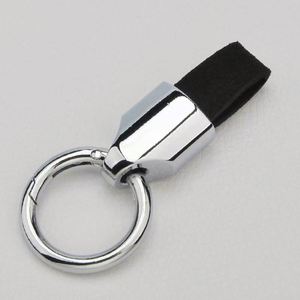 Custom Laser Logo Short Frosting <b>Leather</b> Car <b>Keychain</b> Key Chain for Car With Your Own Logo Keyrings Key Chain - Product Image 6