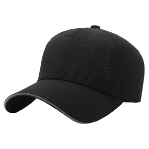 Sports <b>Quick</b>-<b>Dry</b> Unisex Baseball <b>Cap</b> 100% Polyester Summer Thin Sun-Protective Sweat-Absorbent Breathable Fitness Running - Product Image 1