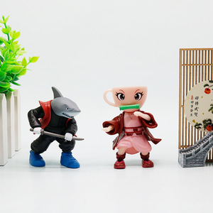 Set <span class=keywords><strong>de</strong></span> 6 Figuras <span class=keywords><strong>de</strong></span> Acción <span class=keywords><strong>de</strong></span> Anime, Nuevos Estilos, <span class=keywords><strong>Tanjiro</strong></span> Nezuko, Fusion Monsters, Muñecos Coleccionables <span class=keywords><strong>de</strong></span> PVC - Product Image 4