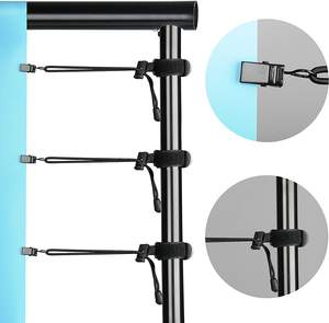 Abrazaderas de muselina para fondo de estudio fotográfico, soportes de Clips de cuerda de fondo para estudio de fotografía, grabación en negro, <span class=keywords><strong>precio</strong></span> al por mayor - Product Image 4