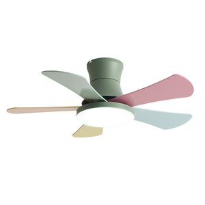 <b>Ceiling</b> Fan <b>Light</b> With <b>Led</b> Fixed Blade For Bedroom Children Room Living Room Dining Room - Product Image 3