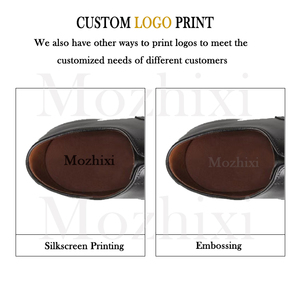 Zapatos de plataforma de mocasines Derby de alta calidad <span class=keywords><strong>Unisex</strong></span>, logotipo personalizado, punta redonda grande, vestido de acero, Oxfords, característica transpirable - Product Image 5