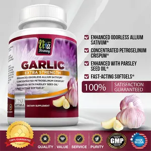 Garlic Softgels Wholesale Private Label Natural Fresh Black Garlic Seed Oil Softgel Capsules For Adults Relieve Fatigue