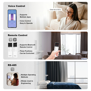 Sistema di Binari Motorizzati Elettrici Estensibili con Controllo Remoto, Binari Intelligenti Regolabili <span class=keywords><strong>per</strong></span> <span class=keywords><strong>Tende</strong></span> Automatiche - Product Image 5