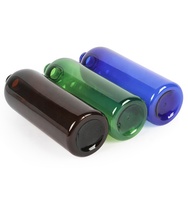 Bouteille pulvérisateur Boston en PET à faible MOQ, couleur personnalisée, 500 ml, avec pompe, pour sérum de soin de la peau et produits de soin/nettoyage personnels