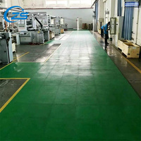 Tapis de protection de sol modulaires antidérapants robustes ZSPE, en HDPE, pour ateliers industriels, garages et usines