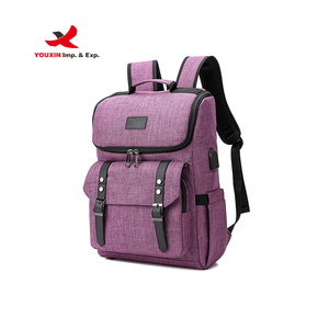 New Design Korean Version Student <b>Computer</b> Backpack Oxford Men's Laptop Backpack Retro Travel <b>Bag</b> with USB - Product Image 2