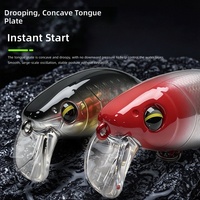 Leurre de pêche Red Silver Minnow, appât dur coulant avec hameçons triples pour la pêche en eau douce et en eau salée