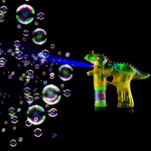Toy Dinosaur Gun With Led Flash Light up Sound and Soap <b>Bubble</b> Water - Product Image 5