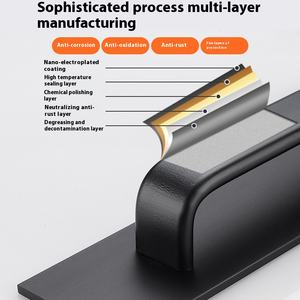 Poignées de meubles à l'<span class=keywords><strong>ancienne</strong></span> en acier inoxydable montées sur Ming boutons boutons de <span class=keywords><strong>porte</strong></span> d'arc de garde-robe à la main boutons en aluminium simples - Product Image 2