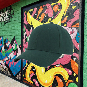 Gorra de Béisbol de Algodón Verde Sólido de 6 Paneles para Hombre, Ajustable, Estilo Casual - Product Image 6