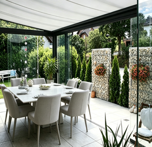 Pergola bioclimatique en aluminium motorisée, pergola extérieure en aluminium, pergola rétractable, auvent imperméable, abri solaire - Product Image 6