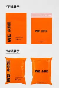 Sacs d'expédition de couleur orange en poly de luxe Sac de livraison express étanche pour <span class=keywords><strong>colis</strong></span> de petite entreprise - Product Image 6