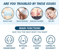 Masseur portable 2025 à aspiration sous vide pour thérapie, en silicone et plastique, pour l'agrandissement mammaire, ventouses et lifting des fesses