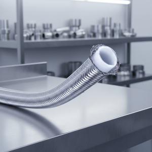 <span class=keywords><strong>Tuyau</strong></span> <span class=keywords><strong>de</strong></span> frein hydraulique tressé en PTFE en acier inoxydable, <span class=keywords><strong>tuyau</strong></span> <span class=keywords><strong>de</strong></span> carburant, service <span class=keywords><strong>de</strong></span> découpe sur mesure, produit en plastique - Product Image 1