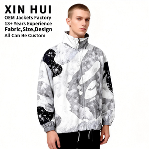 Blouson Bomber en Satin Argenté avec Impression <span class=keywords><strong>Graphique</strong></span> Personnalisée pour Hommes, Streetwear, Broderie de Haute Qualité, Motif Serpent, Veste de Skateboard, Veste Varsity OEM - Product Image 2