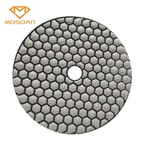 150mm 6 Inch Durable Life Dry Polishing Pads For Concrete Marble Granite