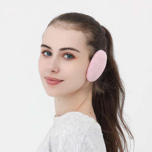 ที่ปิดหูแบบใหม่ สีพื้น ผ้าพลัฌอุ่นๆ สำหรับผู้หญิงและผู้ชาย ป้องกันหูจากความหนาวเย็น เหมาะสำหรับกิจกรรมกลางแจ้งในฤดูหนาว - Product Image 2