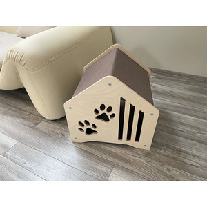 Maisonnette pour animaux de compagnie en bois, thème forêt moderne, amovible, en carton et contreplaqué, château pour lapin, OEM ODM, petite maison pour hamster - Product Image 3