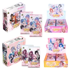 La más nueva llegada, precio al por mayor, tarjetas de juego de papel gruesas TR 3D Goddess Story, caja de tarjetas de colección de Anime, tarjeta TGR
