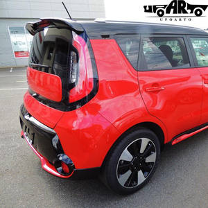 Spoilers automobiles arrière professionnels usine produire ABS Fiber de carbone Style usine aileron de toit arrière pour <span class=keywords><strong>Kia</strong></span> <span class=keywords><strong>Soul</strong></span> 2018 2019 - Product Image 3
