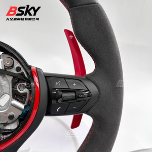 Paletas Largas de Ante para Volante <span class=keywords><strong>BMW</strong></span> 320 <span class=keywords><strong>525</strong></span> F10 F30 E90 F70 E71 F31 F32 X5 X6 F01 F07 F20 F11 F22 F25 M3 M4 M5 - Product Image 3