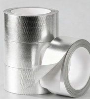 Ruban en tissu de fibre de verre avec feuille d'aluminium, ruban texturé en fibre de verre, ruban résistant à la chaleur