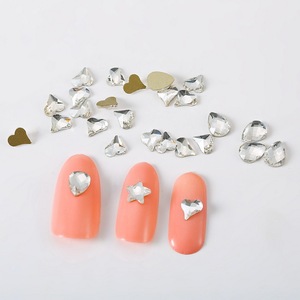 Strass à fond plat pour ongles, formes irrégulières, 6 compartiments, accessoires de bijoux DIY, Bling Bling, origine Yiwu - Product Image 2