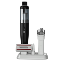 Aspirateur de voiture sans fil portable 4 en 1, mini, sans cordon, haute aspiration 14000pa, faible bruit, pour animaux domestiques