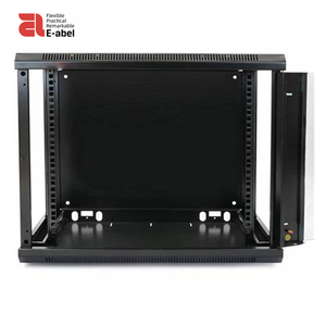 Eabel Nhà Máy Giá 6U tùy chỉnh nó máy chủ Giá Cáp mạng Tủ 19 inch đường ray dữ liệu Trung Tâm Cửa Kính Wall Mount máy chủ giá - Product Image 3