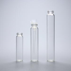 1ml <span class=keywords><strong>2ml</strong></span> 3cc klares leeres Parfüm-Proben röhrenförmiges Boro silikat glas fläschchen - Product Image 1