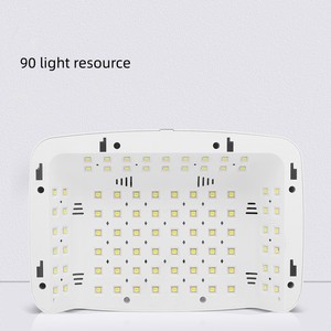 מנורת ציפורניים uv בעוצמה גבוהה 380w 2 ב-1 עם משענת זרוע של חומרים חדשים מחיר טוב תחנת מייבש לק - Product Image 5