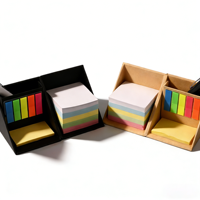 Ensemble de blocs-notes adhésifs personnalisés multicolores 9*9, cartes d'index de classeur, blocs-notes d'écriture, mémos, papeterie de bureau en gros