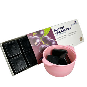 <span class=keywords><strong>Cera</strong></span> Depilatoria Dura Caliente OEM de Resina Natural 500G Sabor Mora, Granulada, Sin Residuos, <span class=keywords><strong>para</strong></span> Uso en Salón, Spa o en Casa, Depilación Facial y Corporal - Product Image 5