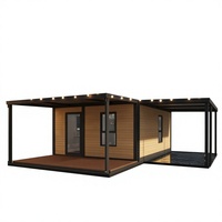 Villa préfabriquée en acier léger pliable, maison modulaire en structure acier, conception personnalisée pour usage résidentiel