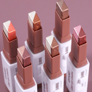 Crayon <span class=keywords><strong>fard</strong></span> <span class=keywords><strong>à</strong></span> paupières dégradé <span class=keywords><strong>bicolore</strong></span>, application rapide, double couleur, fini velours scintillant, maquillage des yeux facile, waterproof longue tenue - Product Image 2