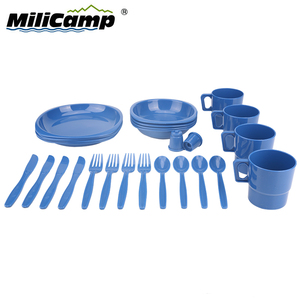 Eco-Friendly Outdoor <strong>Picnic</strong> Tableware Stylish Camping <strong>Plastic</strong> Dinnerware <strong>Set</strong> <strong>Plastic</strong> for Sustainable Adventures - Product Image 2