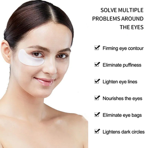 Masque pour les yeux en collagène cristallin anti-rides raffermissant éclaircissant hydratant biologique à base de plantes de marque privée - Product Image 3