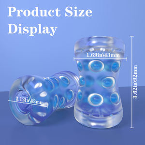 Dispositivo de Masturbação Manual LIL MERMAID em Forma de Cintura de Sereia, TPE, Contorno que Aumenta a Sensação Realista, Controle de Estimulação para Uso Masculino - Product Image 2