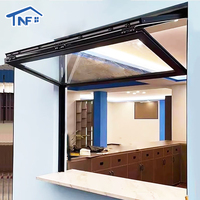 Ventanas Plegables de Aluminio con Doble Acristalamiento, Apertura Vertical, para Villas, Hoteles, Casas y Patios