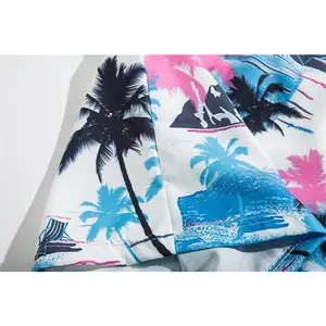 Penjualan laris celana pendek pantai Hawaii celana pendek sejuk Fitness pantai kualitas tinggi pakaian pantai bunga modis tropis