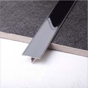 M169 304 Stainless Steel Waterproof Durable Easy Installation Decorative <b>Tile</b> Trim T Profile Strips 5+ Year Warranty for - Product Image 4