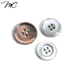 Chất Lượng Cao Tùy Chỉnh Nhà Sản Xuất 4 Lỗ Hot Bán Quần Áo Shell Nút Cho Áo Sơ Mi/Jean/May Mặc Với Logo Của Bạn