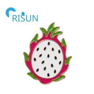Fábrica barata lindo <span class=keywords><strong>Cactus</strong></span> frutas esmalte pines broches Dragonfruit Pin Metal personalizado dragón fruta <span class=keywords><strong>Pitaya</strong></span> esmalte solapa Pin insignia - Product Image 2