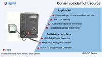 Lumière LED coaxiale d'angle IP65 6000K Lumière du jour Dimmable Multicolore (Blanc/Bleu/Vert/Rouge) Lecture de code QR Atelier métallique