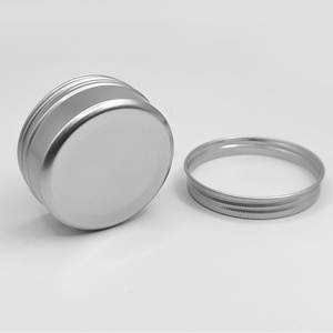 Can for Cosmetic Aluminum Round Cosmetic Containers Jars Sliver Screw Lid Tin <b>Box</b> - Product Image 4