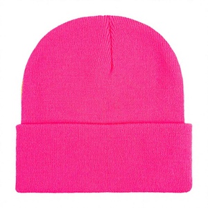 Gorros de punto personalizados con estilo doblado y doble capa de punto para tiendas en línea estadounidenses con precios al por mayor - Product Image 1
