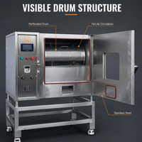 Machine à torréfier les grains de café TUORONG en acier inoxydable, 40 lb, petite taille, 220 V, PID, circulation d'air chaud, tambour réglable