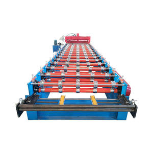 1044 Sırlı Metal Çatı Kaplama Rulo Şekillendirme Makinesi Satılık - Product Image 6