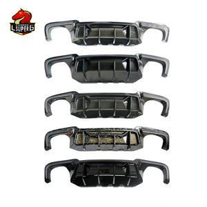 Gran oferta, modelo R, difusor trasero de material completo para <span class=keywords><strong>BMW</strong></span> 5series F10, difusor trasero de coche antiguo a nuevo, piezas automotrices - Product Image 4